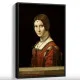 Tablou Leonardo da Vinci - Frumoasa Ferronnière, tablou inramat din capodopere clasice celebre