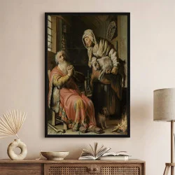 Tablou Rembrandt - Tobit și Ana cu iedul, tablou reproducere, notă de rafinament clasic