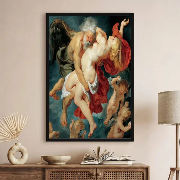 Tablou Rubens - Boreas răpind-o pe Oreithyia, tablou reproducere înrămat pentru livinguri elegante, birouri somptuoase, hoteluri sau holuri generoase