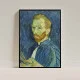 Tablou Vincent van Gogh - Autoportret din 1889, tablou reproducere înrămat un magnet de complimente pentru livingul, biroul sau dormitorul tău