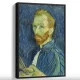 Tablou Vincent van Gogh - Autoportret din 1889, tablou reproducere înrămat un magnet de complimente pentru livingul, biroul sau dormitorul tău