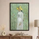 Tablou Vincent van Gogh - Fata în alb, tablou reproducere înrămat pentru livingul, biroul sau dormitorul tău