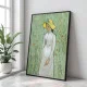 Tablou Vincent van Gogh - Fata în alb, tablou reproducere înrămat pentru livingul, biroul sau dormitorul tău