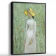 Tablou Vincent van Gogh - Fata în alb, tablou reproducere înrămat pentru livingul, biroul sau dormitorul tău