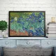 Tablou Vincent van Gogh - Iriși, tablou reproducere înrămat atmosferă caldă pentru livingul, biroul sau dormitorul tău