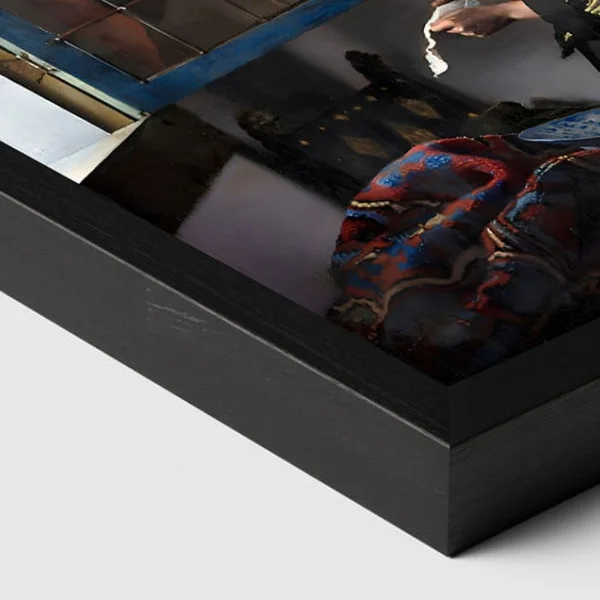 Tablou Vermeer - Fată citind o scrisoare la fereastră, tablou reproducere înrămat se potrivește perfect în livinguri clasice, birouri elegante, biblioteci sau holuri luminate