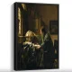 Tablou Vermeer - Astronomul, tablou reproducere înrămat pentru livinguri, birouri de lucru, cabinete private sau biblioteci