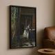 Tablou Vermeer - Alegoria Credinței Catolice, tablou reproducere înrămat pentru livinguri, birouri de lucru, cabinete private sau biblioteci