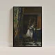 Tablou Vermeer - Alegoria Credinței Catolice, tablou reproducere înrămat pentru livinguri, birouri de lucru, cabinete private sau biblioteci
