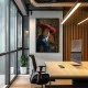 Tablou Vermeer - Fata cu pălărie roșie, tablou reproducere înrămat pentru livinguri moderne, birouri elegante sau dormitoare minimaliste