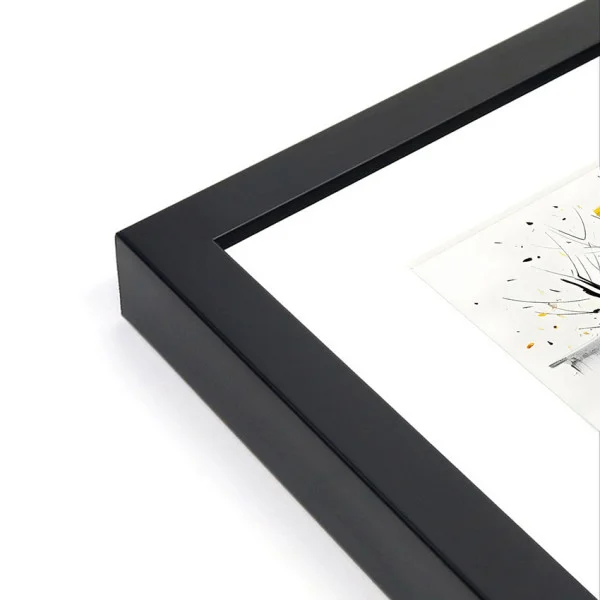 Tablou abstract modern înrămat – Pași Tăcuți, iubirea ca artă contemporană