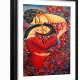 Tablou abstract înrămat - Bătăi de Inimi, pentru dormitor, living sau hol