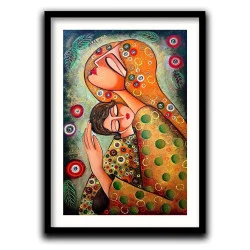 Tablou abstract înrămat - Legământ Matern, energie pozitivă în orice încăpere