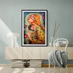 Tablou abstract înrămat - Legământ Matern, energie pozitivă în orice încăpere