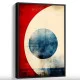 Tablou abstract cu ramă - Lumina Lumii, tablou abstract modern, perfect pentru living, birou, hol