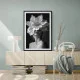 Tablou abstract înrămat portret artistic – Portretul Emoției, decor modern cu flori elegante pentru living