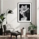 Tablou abstract înrămat portret artistic – Portretul Emoției, decor modern cu flori elegante pentru living