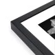 Tablou abstract înrămat portret artistic – Portretul Emoției, decor modern cu flori elegante pentru living