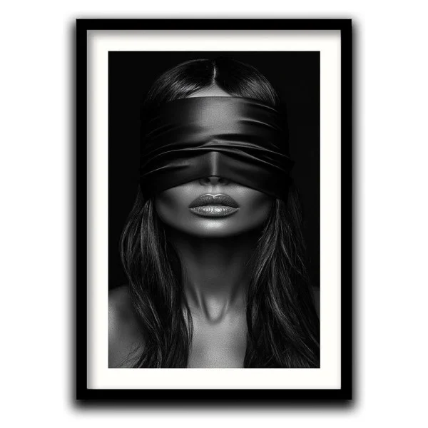 Tablou abstract înrămat - Adevar Senzual, perfect pentru living, birou, hol