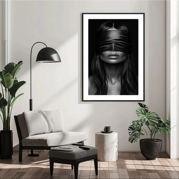 Tablou abstract înrămat - Adevar Senzual, perfect pentru living, birou, hol
