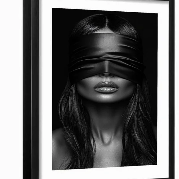 Tablou abstract înrămat - Adevar Senzual, perfect pentru living, birou, hol