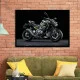 Tablou Motocicletă Kawasaki Z900 Înramat