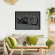 Tablou Motocicletă Chopper Custom Înramat