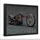 Tablou Motocicletă Chopper Custom Înramat