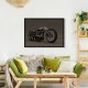 Tablou Motocicletă Bobber Vintage Înramat