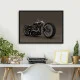 Tablou Motocicletă Bobber Vintage Înramat