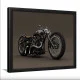 Tablou Motocicletă Bobber Vintage Înramat