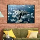 Tablou Avion Vânătoare F-15 Eagle Înramat