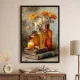 Tablou flori cu ramă - Lumina Cuvântului, tablou înrămat premium cu flori, decor elegant și inspirat 
