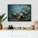 Tablou flori cu ramă - Ramuri Înflorite, tablou cu flori modern, perfect pentru living, birou, hol