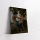 A young girl defending herself against eros - Reproduceri pictori celebri