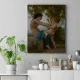 A young girl defending herself against eros - Reproduceri pictori celebri