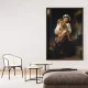 Young mother gazing at her child - Reproduceri pictori celebri