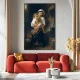 Young mother gazing at her child - Reproduceri pictori celebri