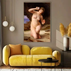 Woman with shell - Reproduceri pictori celebri