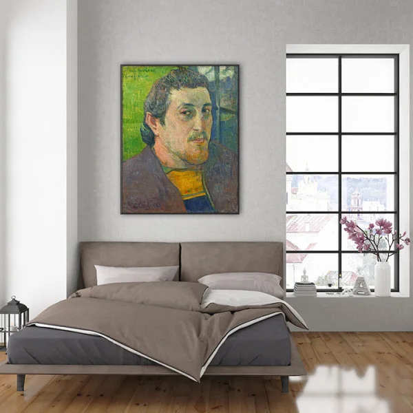 Autoportret dedicat lui Carriere 1889 - Reproduceri pictori celebri