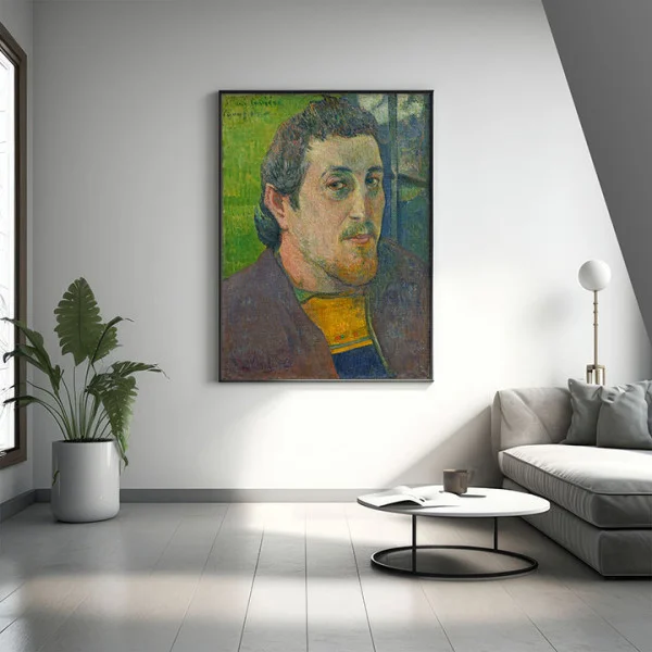 Autoportret dedicat lui Carriere 1889 - Reproduceri pictori celebri