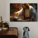 Transformarea apei in vin - Tablou religios