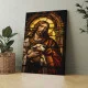 Mielul lui Dumnezeu vitraliu - Tablou religios