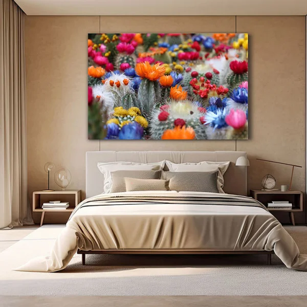 Colectie de Flori de Cactus - Tablou floral