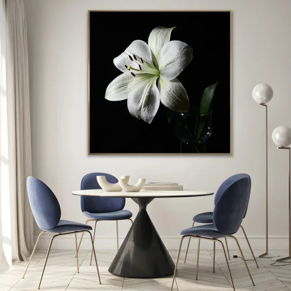 Crin alb - Tablou floral