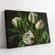 Buchet de Lalele Albe Batute - Tablou floral
