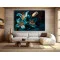 Tablou canvas cu crini albaștri – Crini Albaștri, decor floral elegant pentru living modern