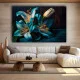 Tablou canvas cu crini albaștri – Crini Albaștri, decor floral elegant pentru living modern