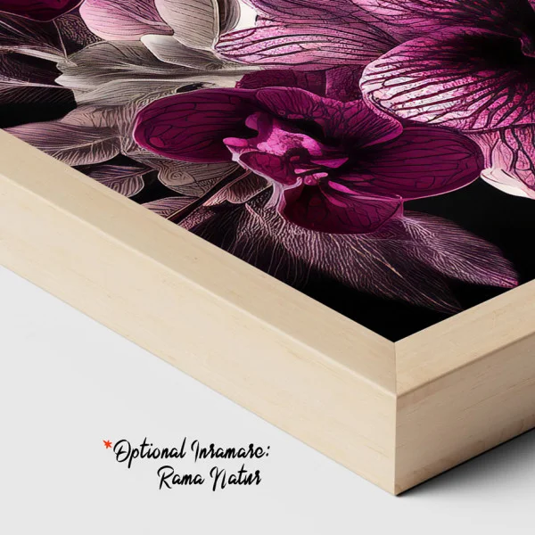 Buchet de Orhidee Mov - Tablou floral
