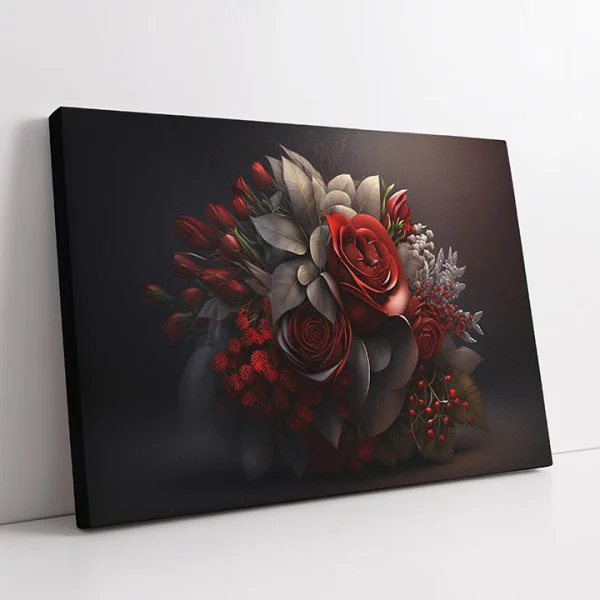 Buchet de Trandafiri Rosii - Tablou floral
